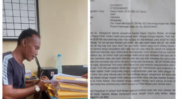 Tak Terima Atas Dugaan Fitnah Dan Pencemaran Nama Baik Terhadap Dirinya, Edi Kayan Lapor Ke Polres Melawi